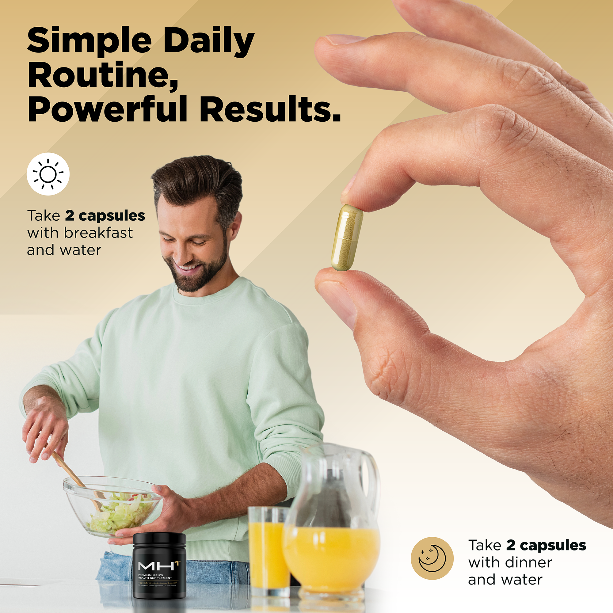 MH1 Premium Men’s Health Supplement MH1